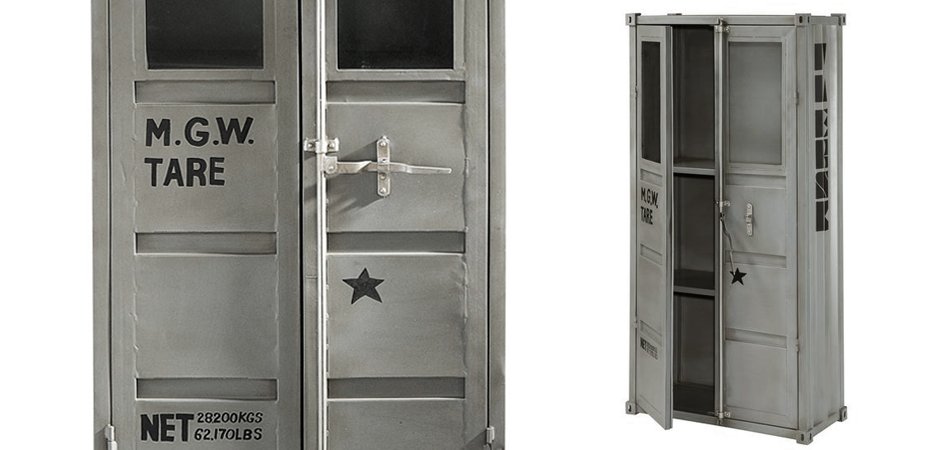 Шкаф-витрина Sea Container M.G.W. Шкаф-витрина Sea Container M.G.W. - Loft-Concept в Волгограде