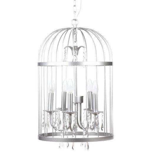 Люстра BirdCage Silver Серебряный Люстра BirdCage Silver Серебряный в Волгограде | Loft Concept