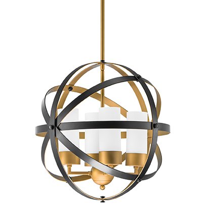 Люстра Olivier Frosted Gold Ball Черный Золотой Белый Люстра Olivier Frosted Gold Ball Черный Золотой Белый в Волгограде | Loft Concept