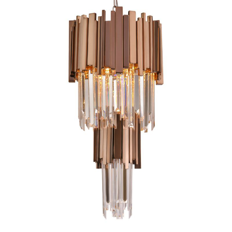 Люстра многоярусная Luxxu Modern Cascade Chandelier Bronze Metal Glass 35 Бронза Прозрачное Стекло Люстра многоярусная Luxxu Modern Cascade Chandelier Bronze Metal Glass 35 Бронза Прозрачное Стекло в Волгограде | Loft Concept