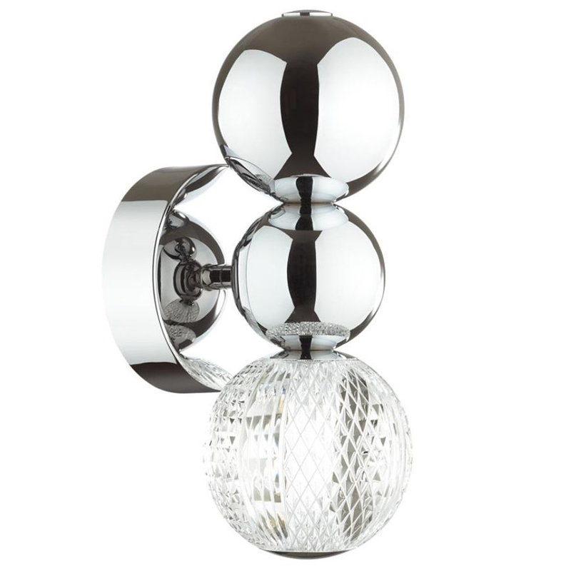 Светодиодное бра Crystal Globule Small Хром Хром Прозрачный Светодиодное бра Crystal Globule Small Хром Хром Прозрачный в Волгограде | Loft Concept