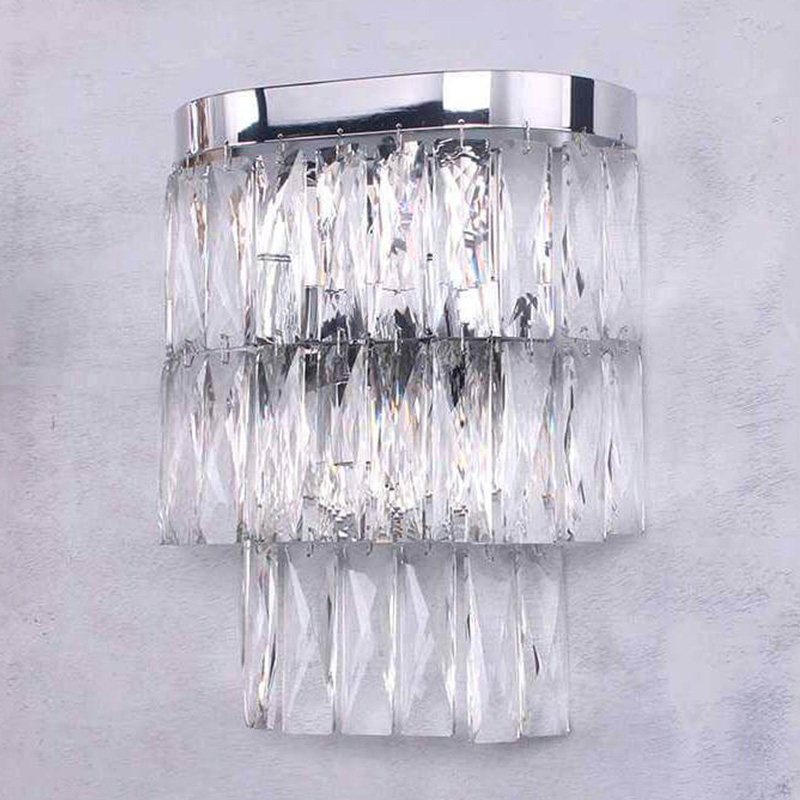 Бра Crystal Pendants Regena Chrome Wall Lamp Хром Прозрачный (Transparent) Бра Crystal Pendants Regena Chrome Wall Lamp Хром Прозрачный (Transparent) в Волгограде | Loft Concept