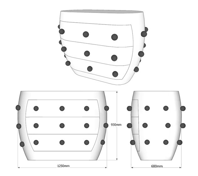 Комод Kelly Wearstler POD Commode в Волгограде