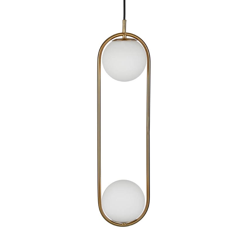Подвесной светильник B.LUX C Ball double ball copper Белый Медь Подвесной светильник B.LUX C Ball double ball copper Белый Медь в Волгограде | Loft Concept