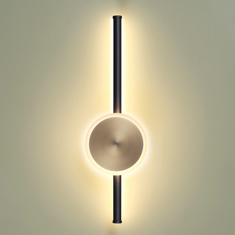 Бра Barrette Circle Sconce Черный Античная Бронза Бра Barrette Circle Sconce Черный Античная Бронза в Волгограде | Loft Concept