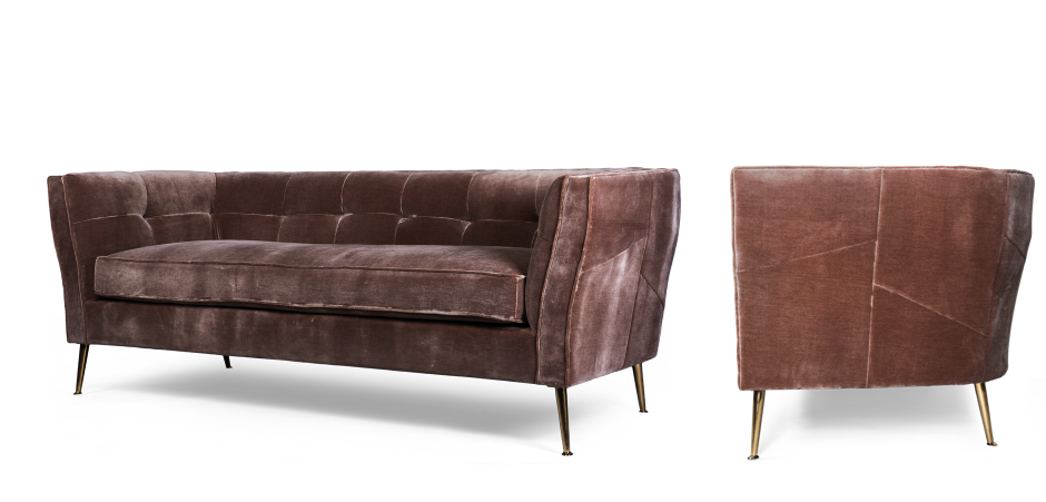 Диван трехместный Flatter brown Диван трехместный Flatter brown - Loft-Concept в Волгограде