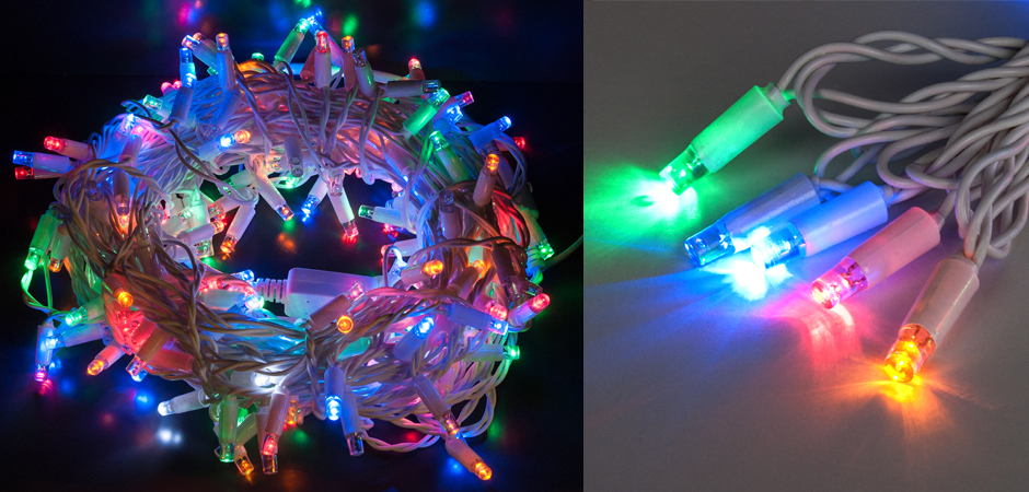 Мерцающая Цветная Гирлянда для улицы - Loft-Concept в Волгограде