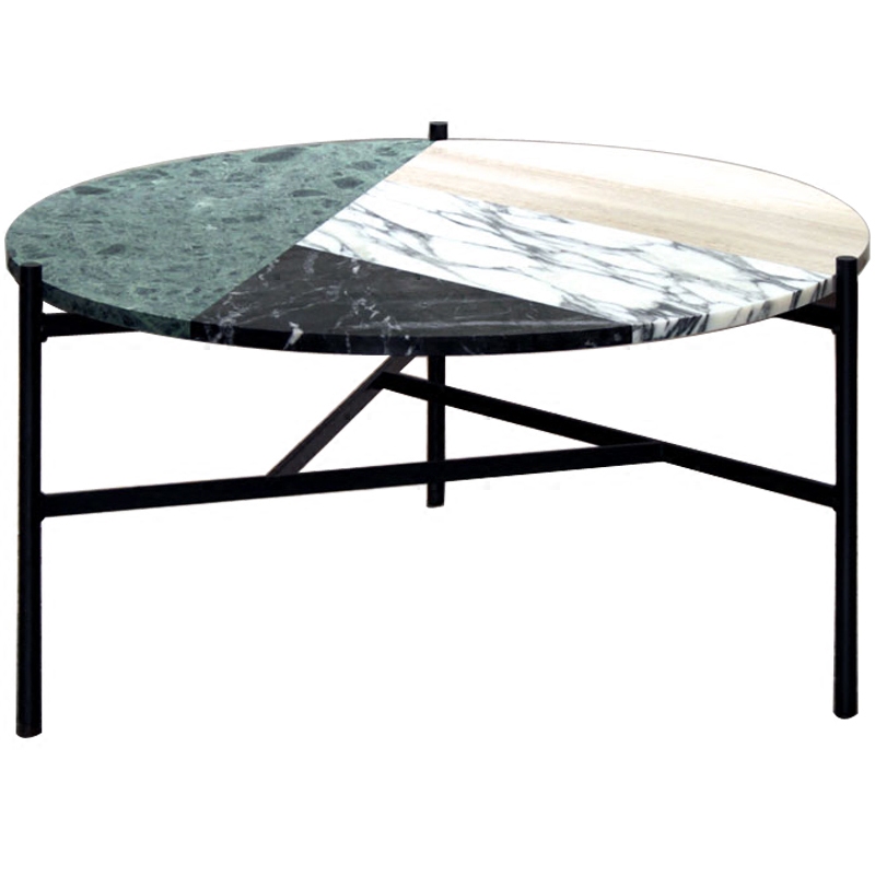 Кофейный стол Marble Combination Coffee Table Черный Мульти Кофейный стол Marble Combination Coffee Table Черный Мульти в Волгограде | Loft Concept