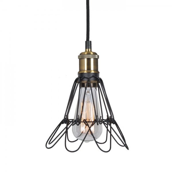 Подвесной светильник Cage Filament Pendant Подвесной светильник Cage Filament Pendant в Волгограде | Loft Concept