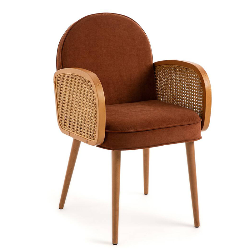 Стул Morten Wicker Terracotta Chair Терракотовый Стул Morten Wicker Terracotta Chair Терракотовый в Волгограде | Loft Concept