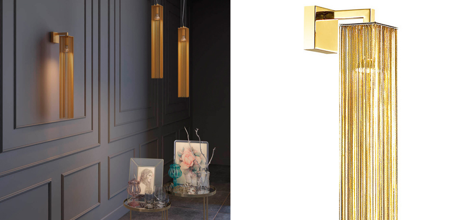 Бра Atlantis Chain Gold One Sconces Бра Atlantis Chain Gold One Sconces - Loft-Concept в Волгограде
