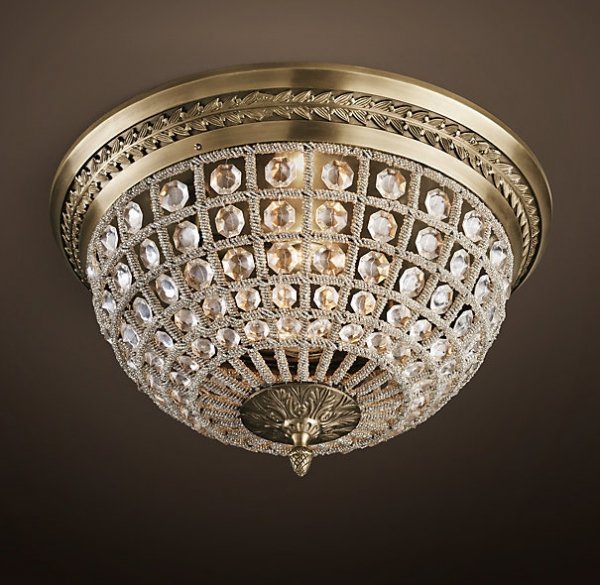 Потолочный светильник RH 19th c. Casbah Crystal Top 43 Темная бронза винтаж Потолочный светильник RH 19th c. Casbah Crystal Top 43 Темная бронза винтаж в Волгограде | Loft Concept