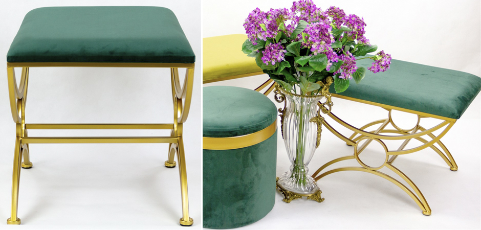 Пуф Art Deco Shapes Emerald Пуф Art Deco Shapes Emerald - Loft-Concept в Волгограде