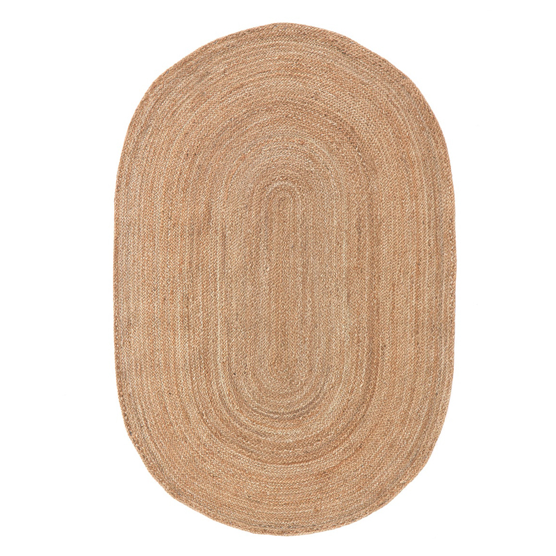 Ковер Oval Carpet 100% джут Бежевый Ковер Oval Carpet 100% джут Бежевый в Волгограде | Loft Concept