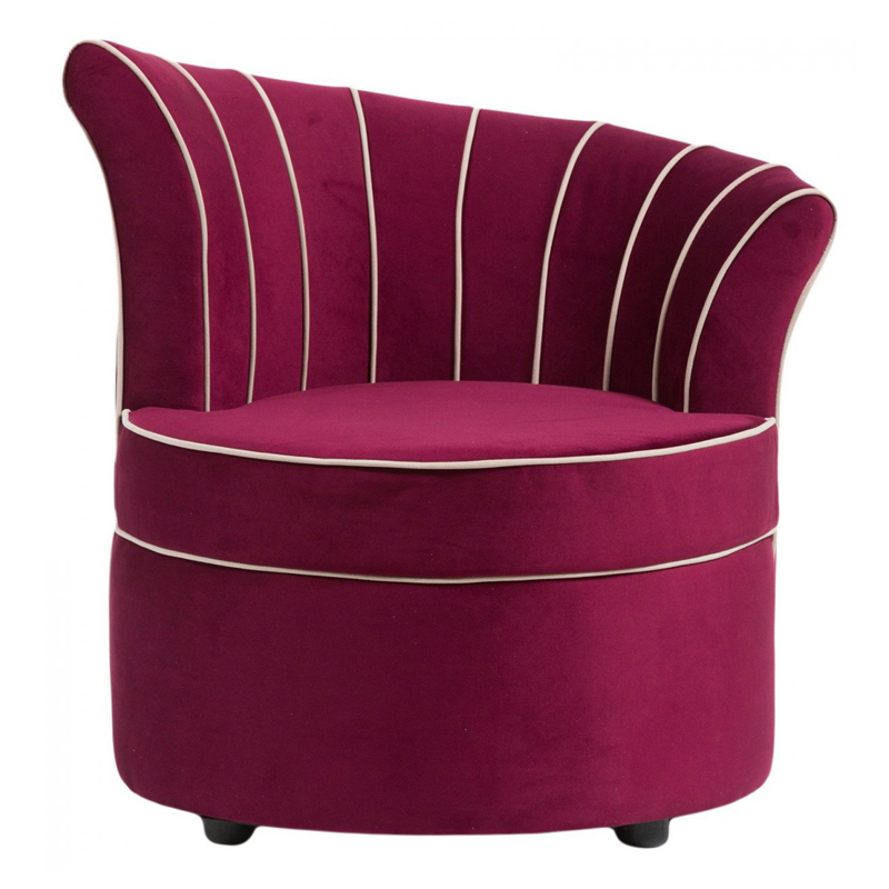 Кресло Curly Backrest Violet Лиловый Кресло Curly Backrest Violet Лиловый в Волгограде | Loft Concept