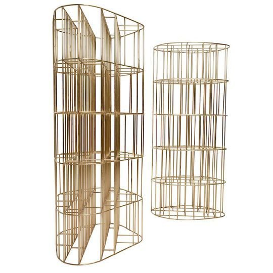 Стеллаж CECCOTTI Bibliotheque Golden Сage Золотой Стеллаж CECCOTTI Bibliotheque Golden Сage Золотой в Волгограде | Loft Concept