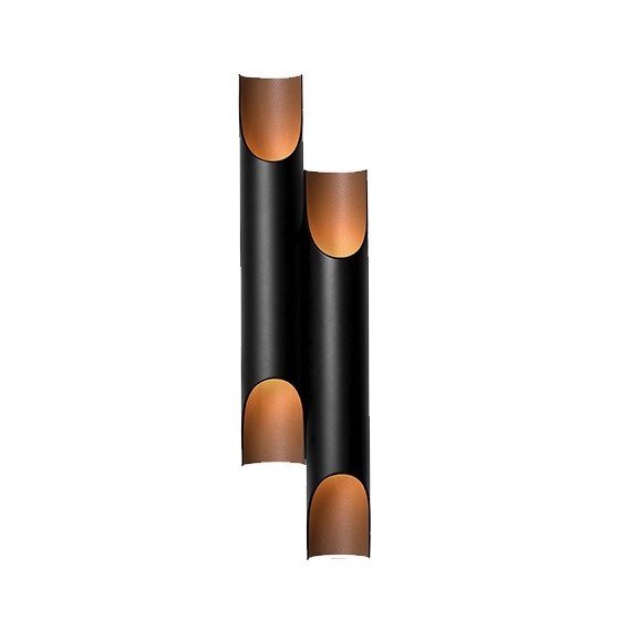 Бра Galliano Double by DELIGHTFULL Black Черный Золотой Бра Galliano Double by DELIGHTFULL Black Черный Золотой в Волгограде | Loft Concept
