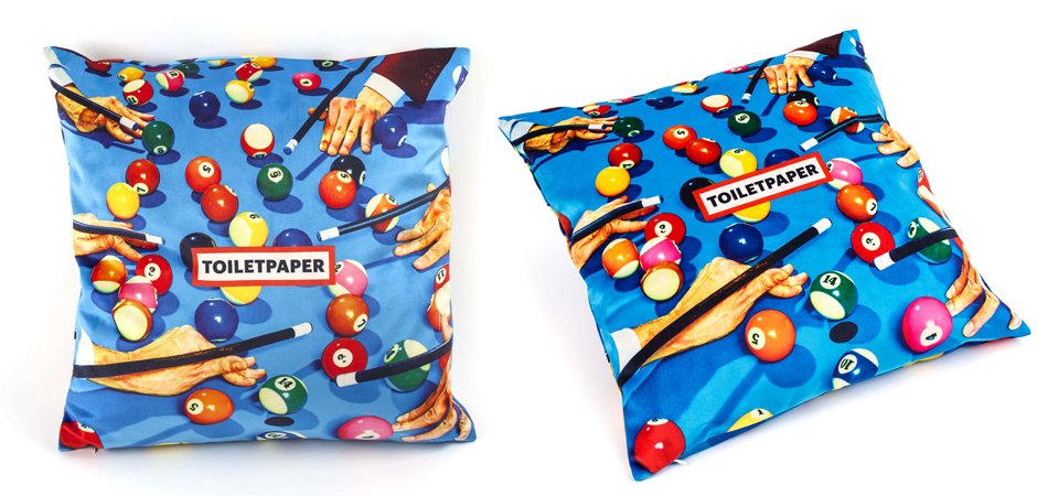 Подушка Seletti Cushion Snooker Toiletpaper Подушка Seletti Cushion Snooker Toiletpaper - Loft-Concept в Волгограде