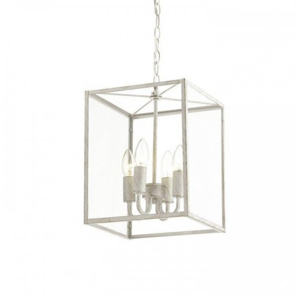 Подвесной светильник Loft Industrial Ortogonal Pendant Cube White 4 Прозрачное Стекло Белый Подвесной светильник Loft Industrial Ortogonal Pendant Cube White 4 Прозрачное Стекло Белый в Волгограде | Loft Concept