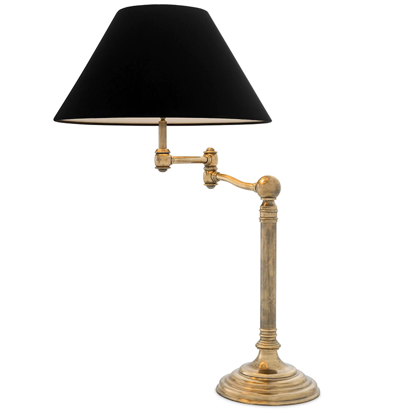 Настольная лампа Eichholtz Table Lamp Regis Латунь Винтажная латунь Черный Настольная лампа Eichholtz Table Lamp Regis Латунь Винтажная латунь Черный в Волгограде | Loft Concept