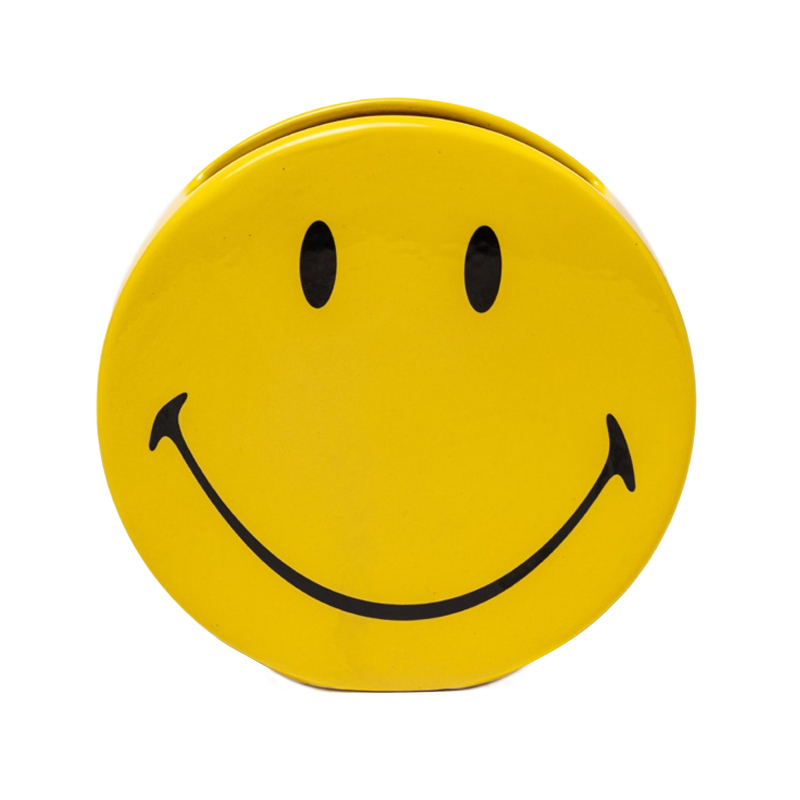 Ваза Seletti Smiley Желтый Черный Ваза Seletti Smiley Желтый Черный в Волгограде | Loft Concept