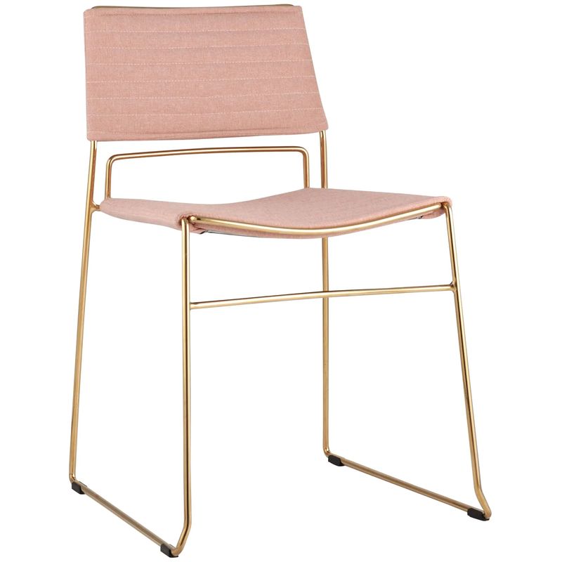 Стул Samuel Chair Розовый Розовый пастельный Золотой Стул Samuel Chair Розовый Розовый пастельный Золотой в Волгограде | Loft Concept