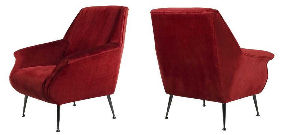 Кресло Eichholtz Chair Trezzo Red Кресло Eichholtz Chair Trezzo Red - Loft-Concept в Волгограде