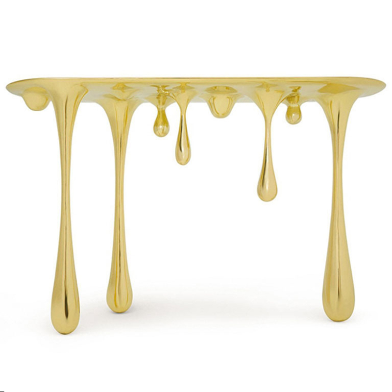 Дизайнерская Консоль Melting Gold Console Zhipeng Tan Золотой Дизайнерская Консоль Melting Gold Console Zhipeng Tan Золотой в Волгограде | Loft Concept