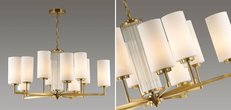 Люстра Pillars на 10 ламп - Loft-Concept в Волгограде