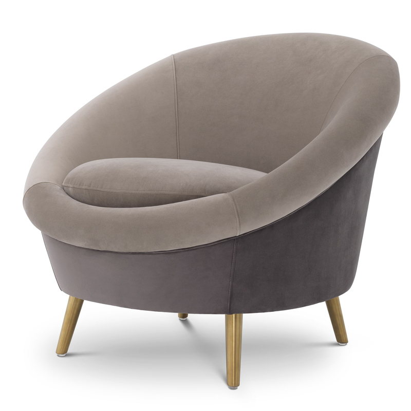Кресло Eichholtz Chair Giulia Серый Латунь Кресло Eichholtz Chair Giulia Серый Латунь в Волгограде | Loft Concept