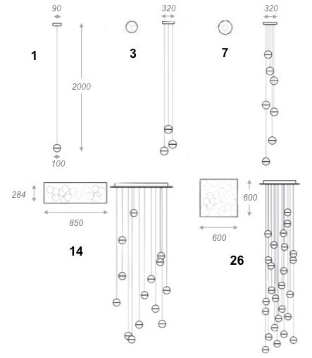Bocci Led Crystal Glass Ball 1 в Волгограде