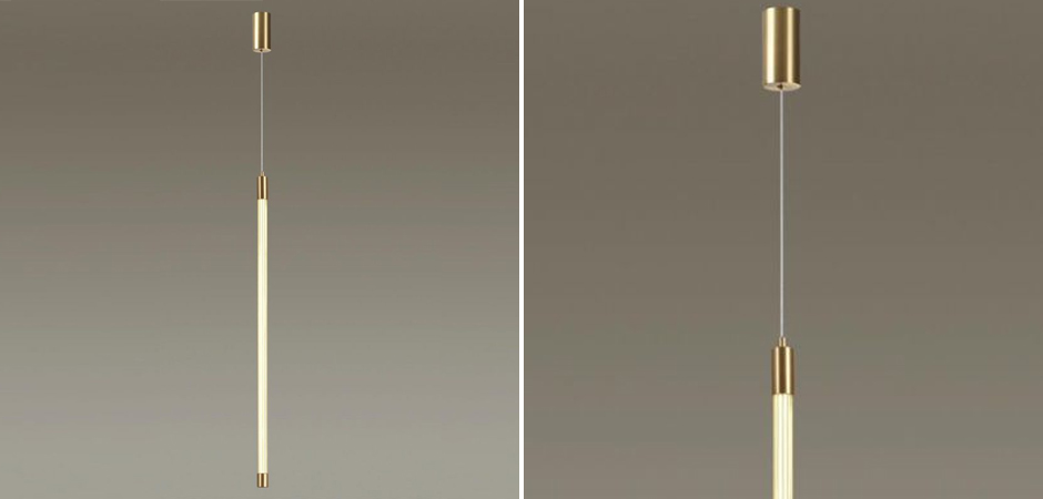 Подвесной светильник Bronze Trumpet tube светодиодный Подвесной светильник Bronze Trumpet tube светодиодный - Loft-Concept в Волгограде
