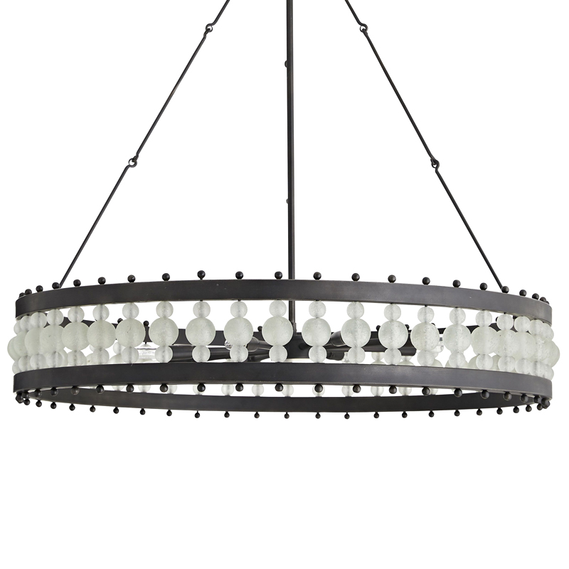 Люстра Arteriors ESME CHANDELIER Черный Прозрачный Люстра Arteriors ESME CHANDELIER Черный Прозрачный в Волгограде | Loft Concept