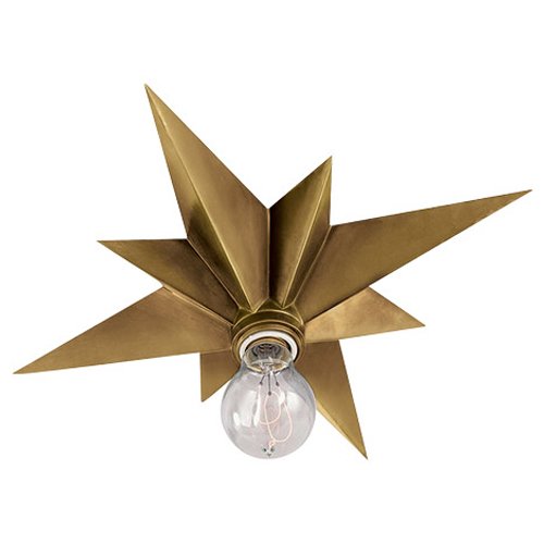 Потолочный светильник Star Ceiling Mount brass Латунь Потолочный светильник Star Ceiling Mount brass Латунь в Волгограде | Loft Concept