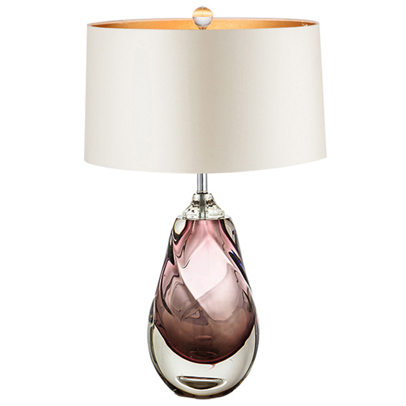 Дизайнерский настольный светильник Crystal Table Lamp Розовое стекло Белый Прозрачное Стекло Розовый Дизайнерский настольный светильник Crystal Table Lamp Розовое стекло Белый Прозрачное Стекло Розовый в Волгограде | Loft Concept