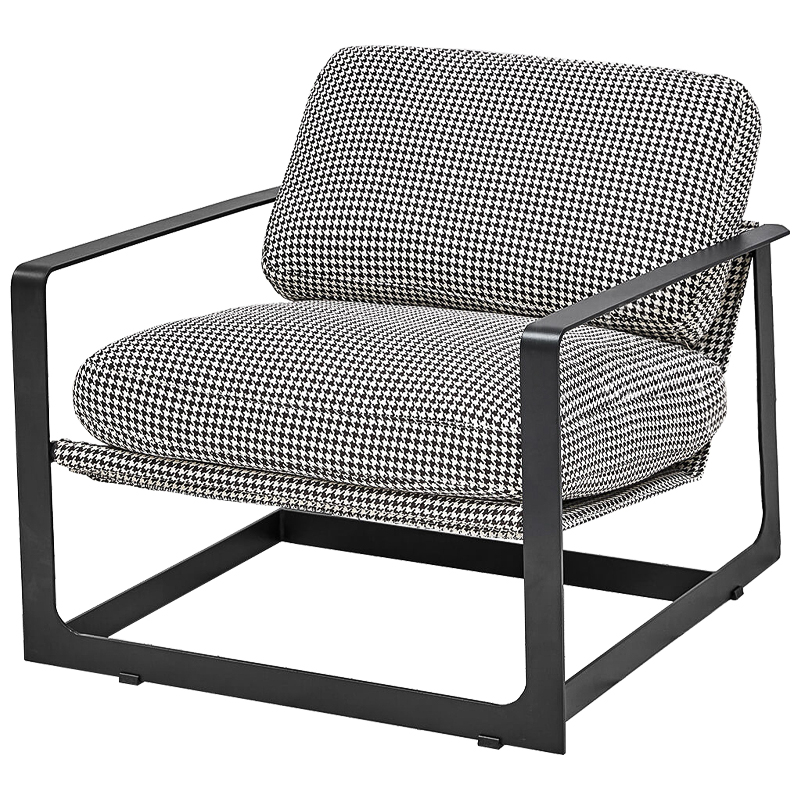 Кресло Elsinore Chair Черно-белый Черный Кресло Elsinore Chair Черно-белый Черный в Волгограде | Loft Concept