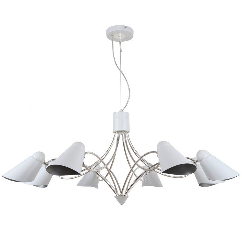 Люстра Silvi Chandelier Белый Серебряный Люстра Silvi Chandelier Белый Серебряный в Волгограде | Loft Concept