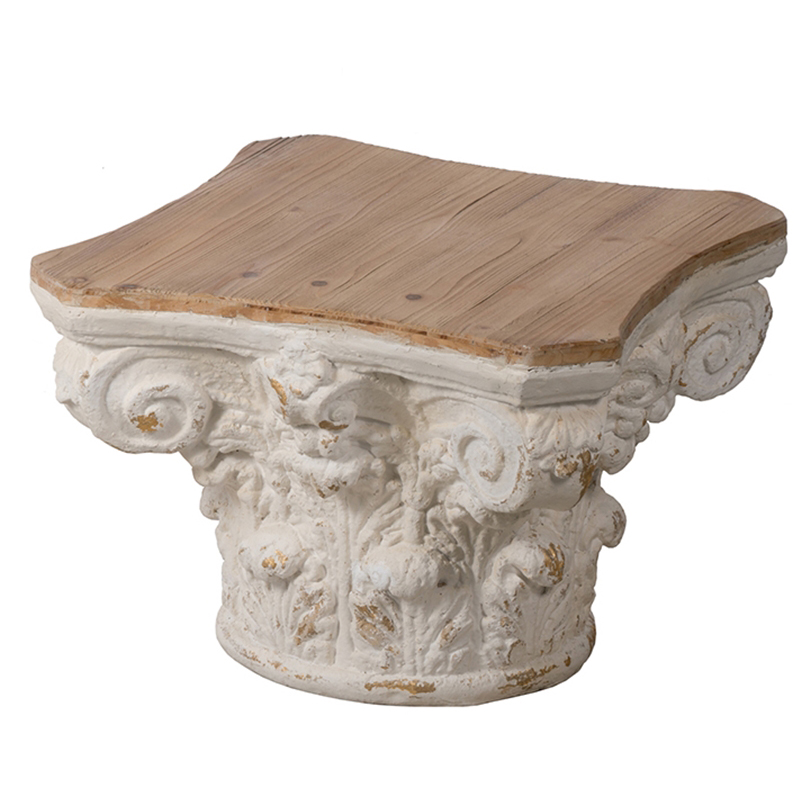 Приставной стол Ancient Roman Column Side Table Белый Приставной стол Ancient Roman Column Side Table Белый в Волгограде | Loft Concept
