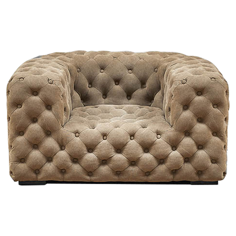 Кресло Soho Tufted Beige Armchair Бежевый Кресло Soho Tufted Beige Armchair Бежевый в Волгограде | Loft Concept
