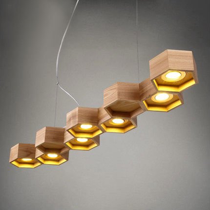Люстра Honeycomb 7 Loft Wooden Ecolight Люстра Honeycomb 7 Loft Wooden Ecolight в Волгограде | Loft Concept