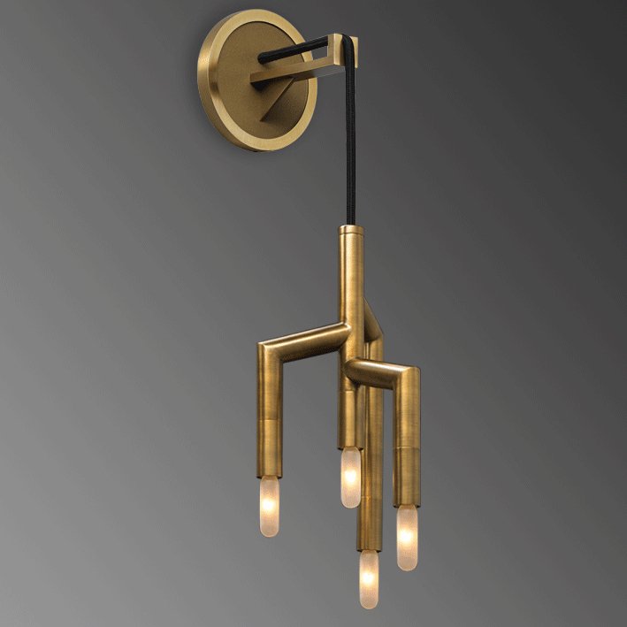 Бра Jonathan Browning - RAMEAU Wall Lamp Латунь в Волгограде | Loft Concept 