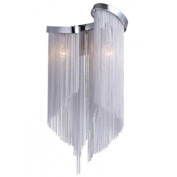 Бра Atlantis Chain Wall Lamp Black White Белый в Волгограде | Loft Concept 