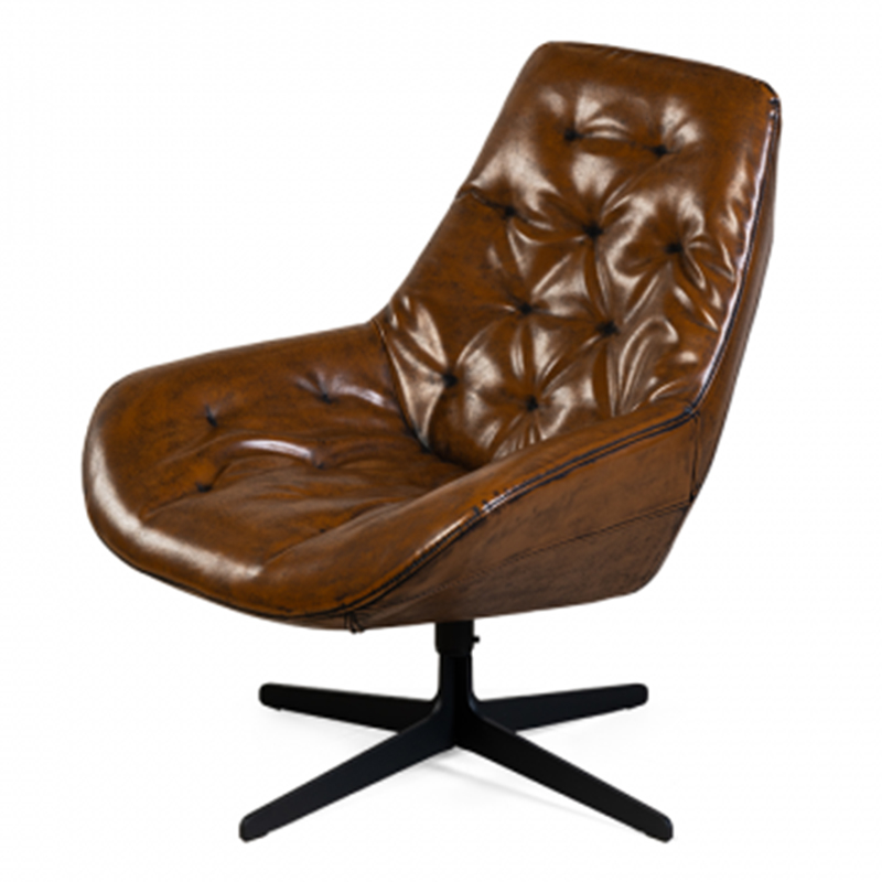 Кресло Meylin Capitone Chair Коричневый Кресло Meylin Capitone Chair Коричневый в Волгограде | Loft Concept