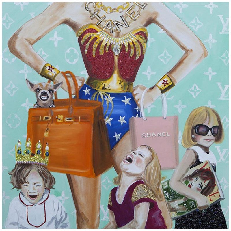 Картина They Are Badass Bitches, Bosses, And Wonder Women Мульти в Волгограде | Loft Concept 