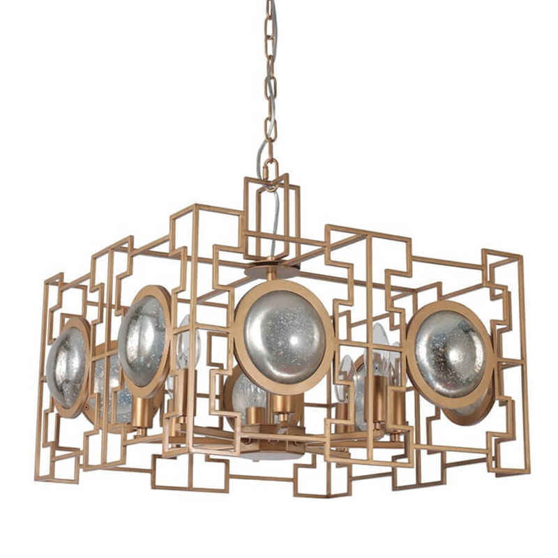 Люстра Ulisses Chandelier Золотой Люстра Ulisses Chandelier Золотой в Волгограде | Loft Concept