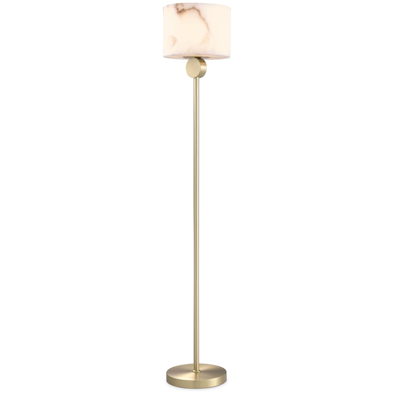 Торшер Eichholtz Floor Lamp Etruscan Brass Латунь Белый Торшер Eichholtz Floor Lamp Etruscan Brass Латунь Белый в Волгограде | Loft Concept
