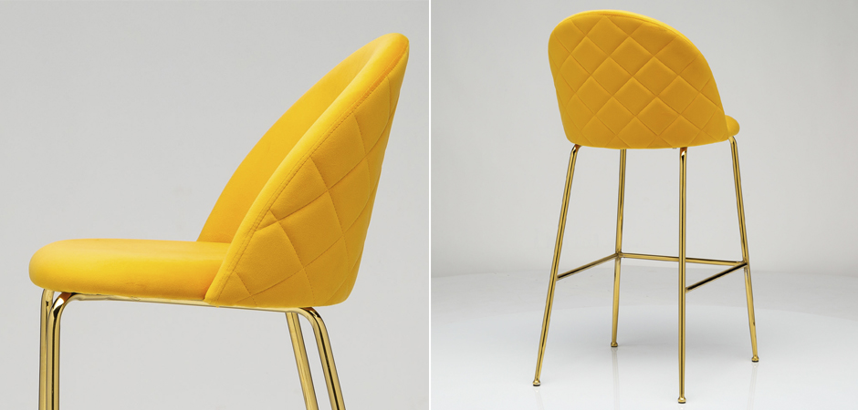 Барный стул Vendramin Bar Stool yellow Барный стул Vendramin Bar Stool yellow - Loft-Concept в Волгограде
