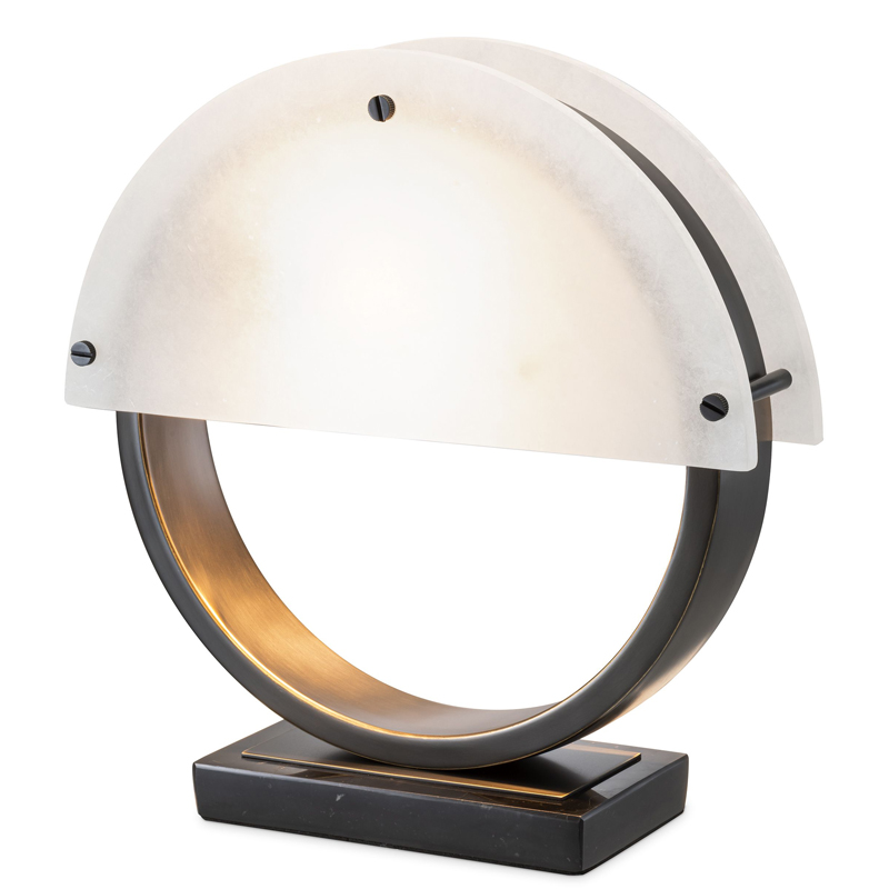 Настольная лампа Eichholtz Table Lamp Essence Темная бронза Белый Настольная лампа Eichholtz Table Lamp Essence Темная бронза Белый в Волгограде | Loft Concept