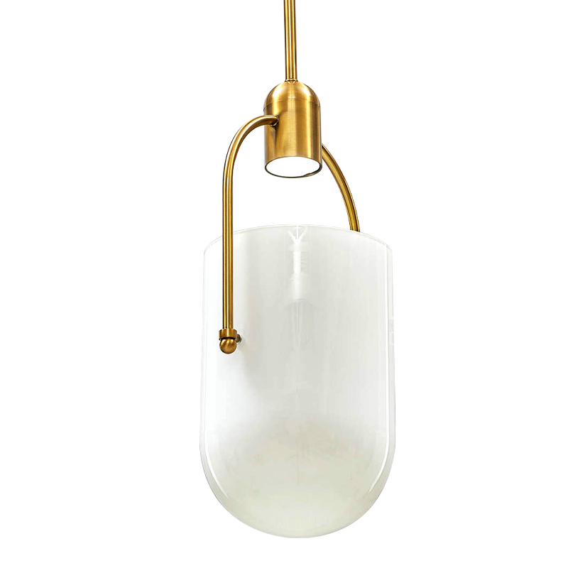 Подвесной светильник Allied Maker Hanging Lamp Золотой Белый Подвесной светильник Allied Maker Hanging Lamp Золотой Белый в Волгограде | Loft Concept