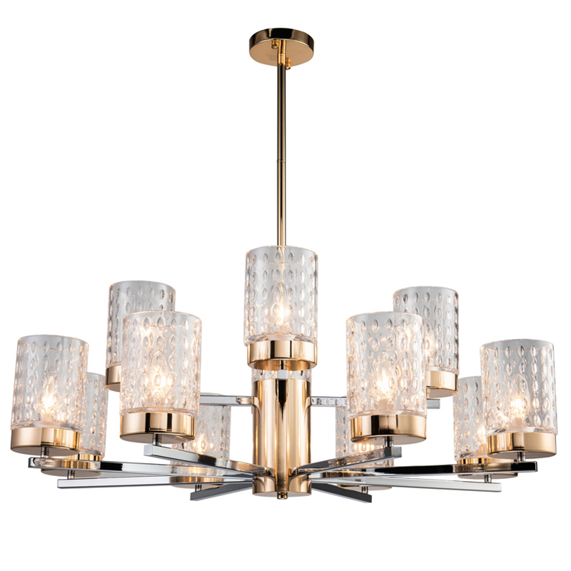 Люстра Didian Chandelier 95 Глянцевое золото Хром Прозрачный Люстра Didian Chandelier 95 Глянцевое золото Хром Прозрачный в Волгограде | Loft Concept